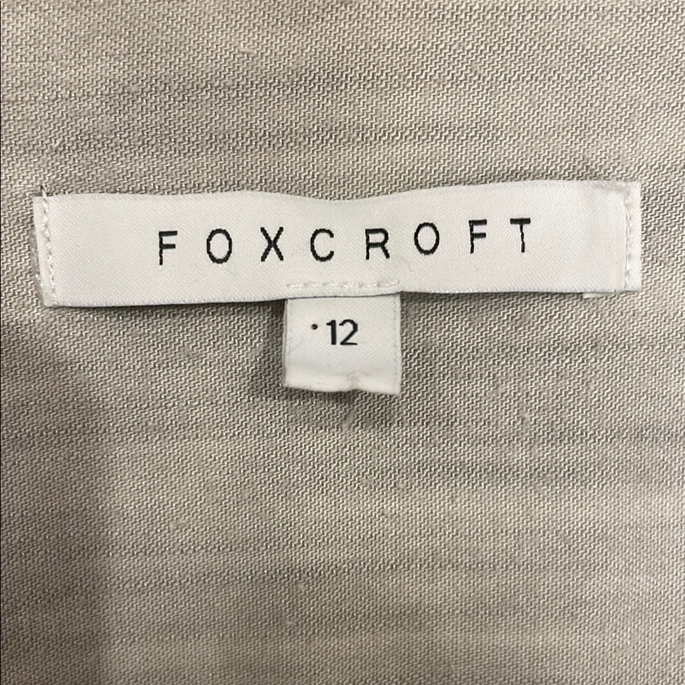 Foxcroft Light Gray Collared Tunic Dress - Picture 2 of 4